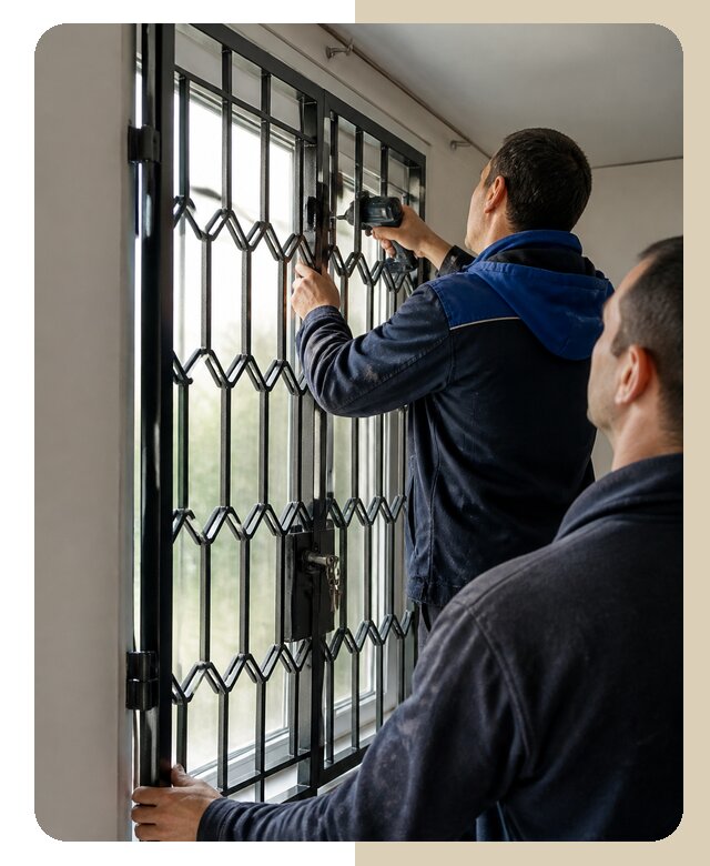 Установка распашных решеток в Владивостоке цена от 6608 р. | ДвериЛегко-Влд